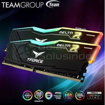 DDR4 32GB (16GBX2 3200Mhz Team Delta Rgb Life Time Waranty