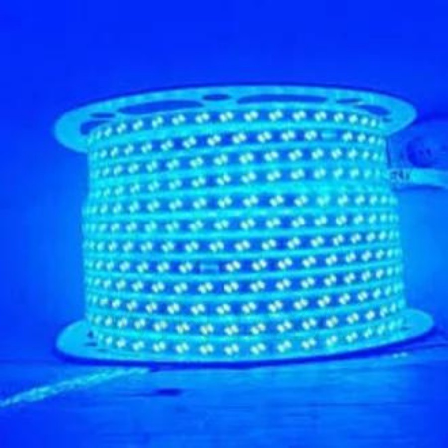 LAMPU SELANG LED WARNA BIRU SMD 5050 LAMPU HIAS WATERPROOF