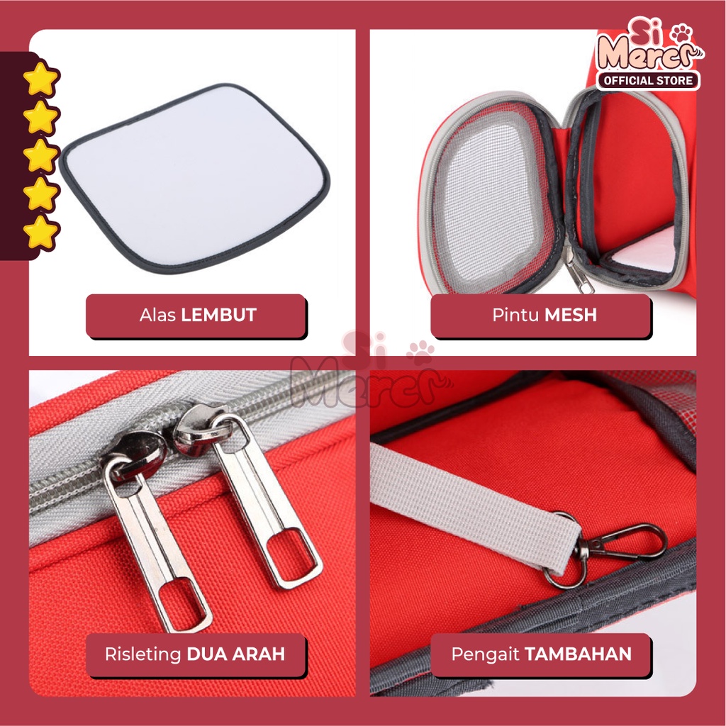 Tas Ransel Anjing Kucing Transparan Expand/ Tas Astronot Kucing Anjing / Pet Cargo / Pet Backpack Expandable Besar