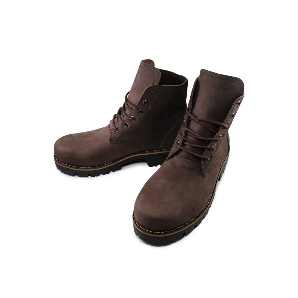 Sepatu Kerja Sepatu Boots Sauqi Kulit Asli