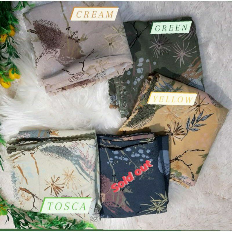 JILBAB HIJAB SEGI EMPAT LASER CUT MOTIF BY IMAH SCARF