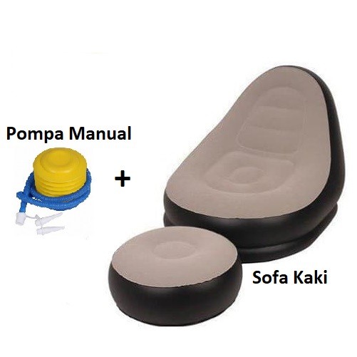 PROMO TERBATAS- Sofa Santai Angin Intime/ Kursi Santai Dengan Sandaran Kaki - POMPA MANUAL