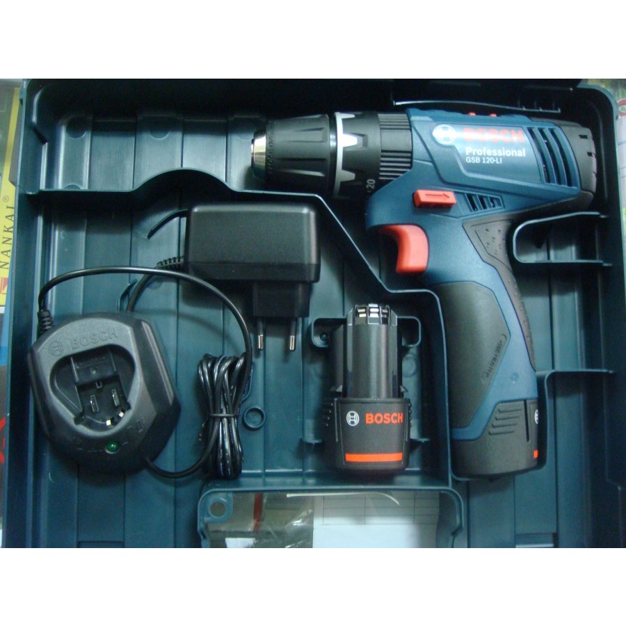 Bosch Mesin Bor Impact GSB 120-Li Cordless