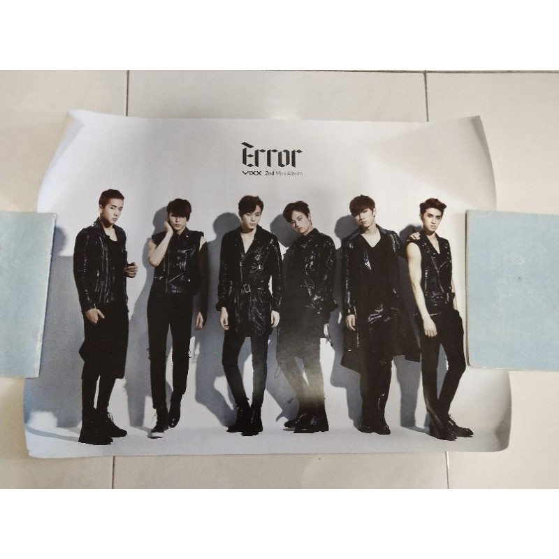 Jual rugi Official Poster VIXX Error FREE TUBE kpop Album murah k pop bts exo treasure seventeen pc