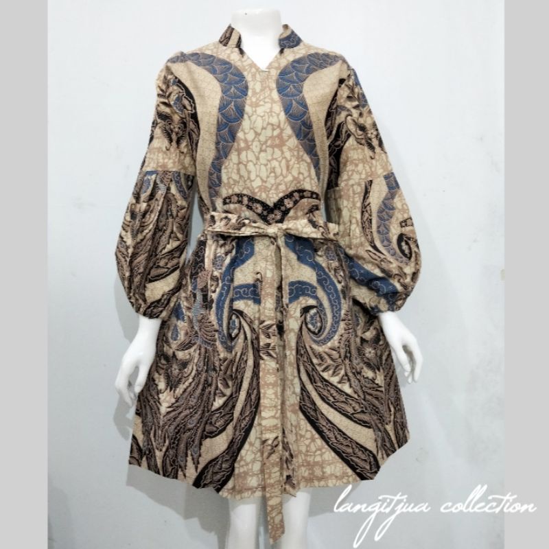 TUNIK BATIK NIDDA MERAK BUSUI FRIENDLY | DRESS BATIK NIDA MERAK