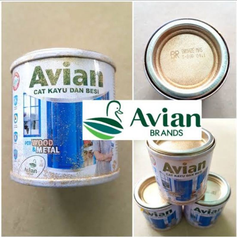 cat brom warna emas avian 100cc