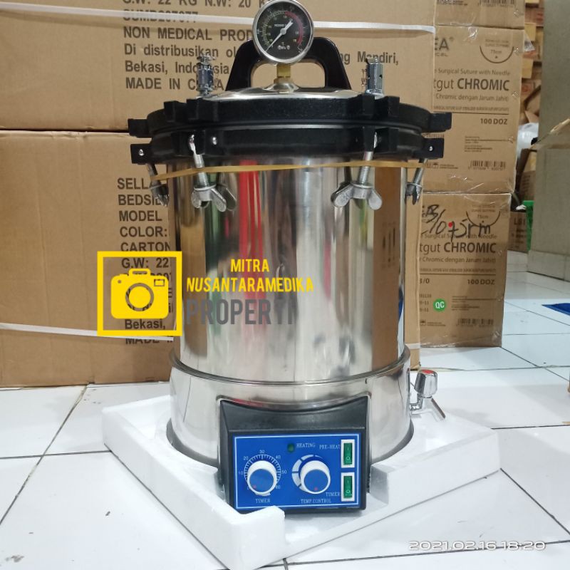 Autoclave Gea 18 Liter Dengan Timer