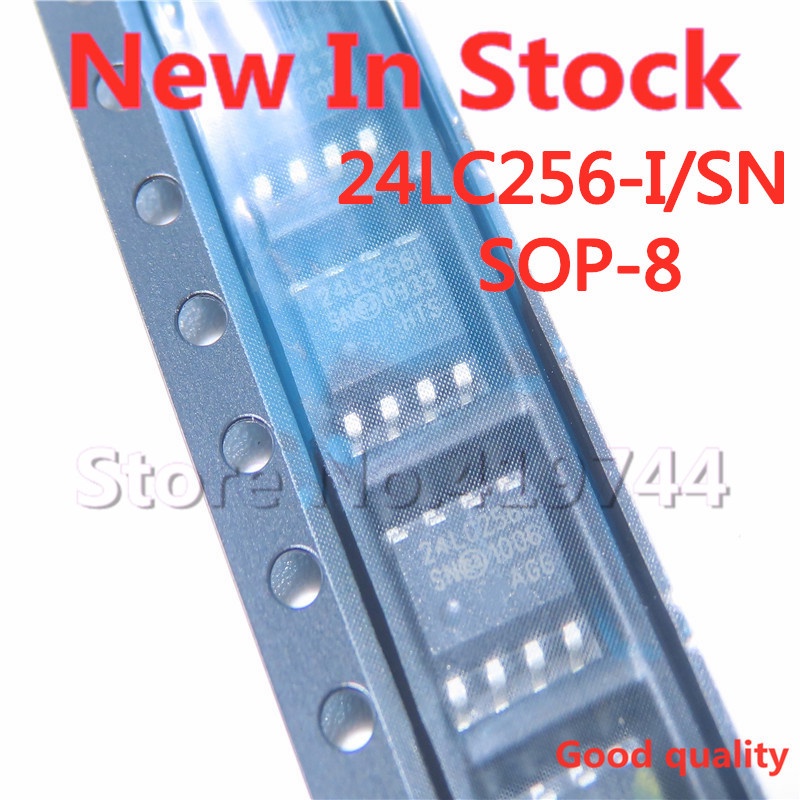 10pcs Ic 24LC256-I / SN 24LC256I 24LC256 SOP-8 SMD EEPROM