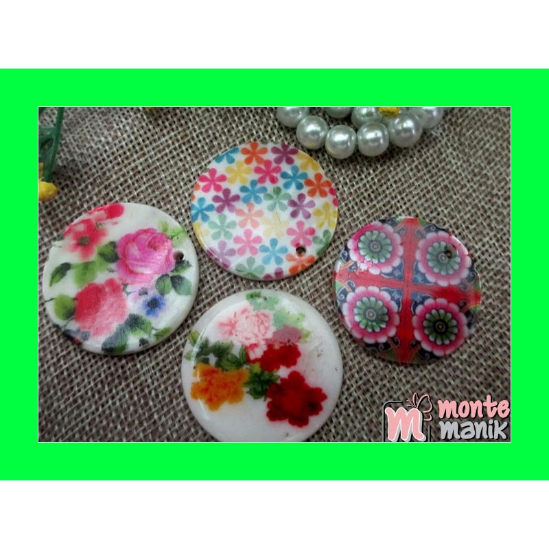 

Manik Kerang Lukis Bundar MNKG-05 Toko Art And Craft