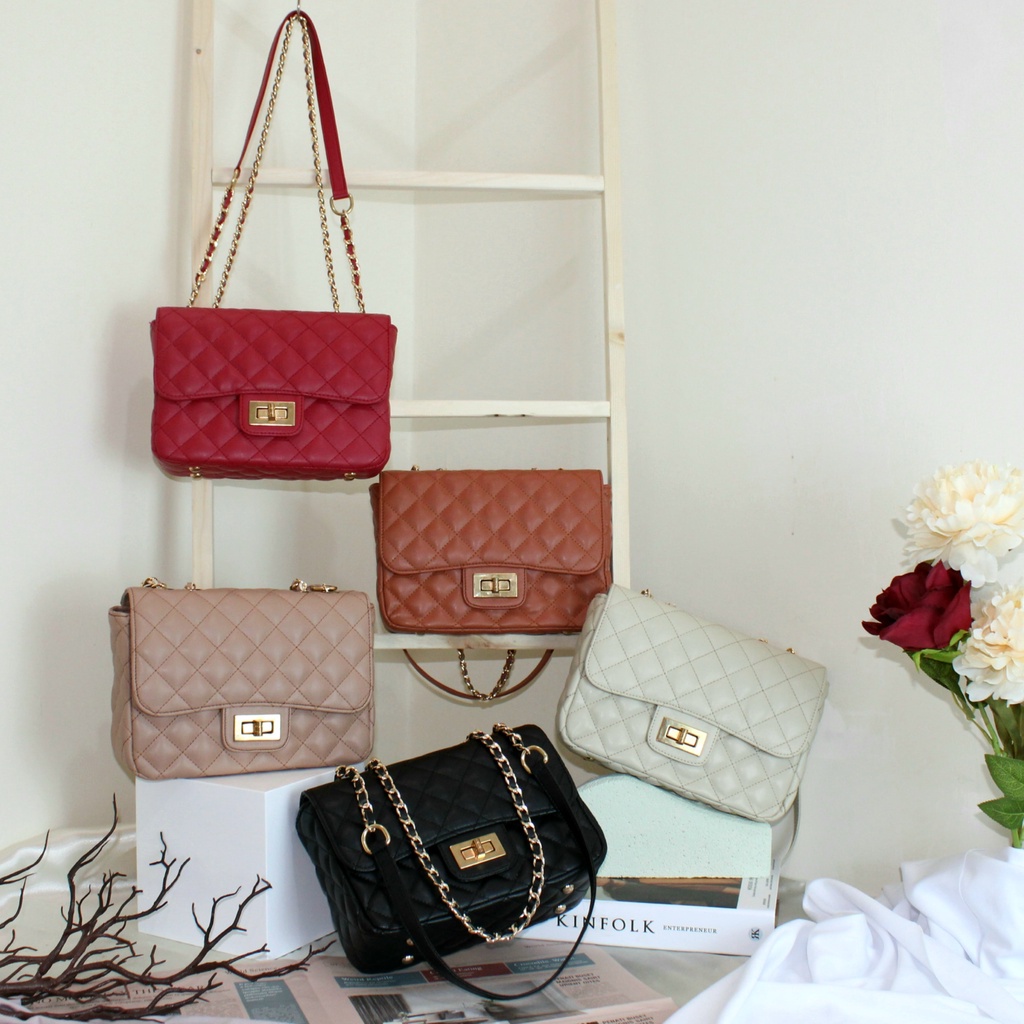 Tas Selempang Wanita Korea Tas Bahu Hand Bag TFN8003