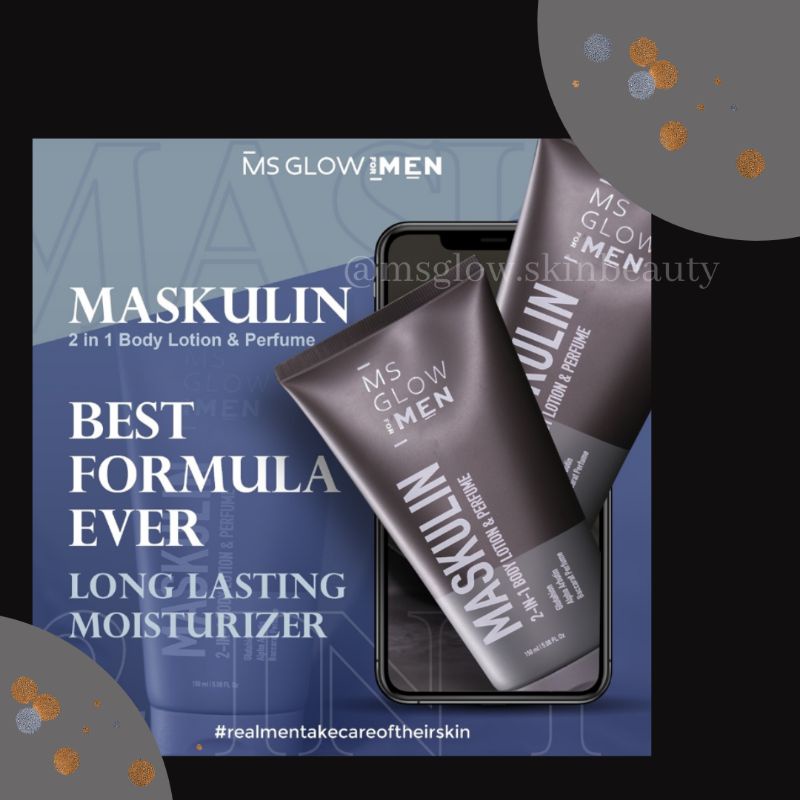 ms glow men maskulin hand body
