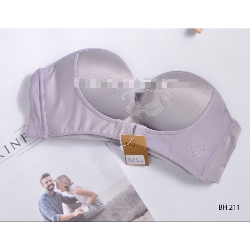 BH BRA TALLY 211 BISA KAIT DEPAN TANPA TALI  - Tally 211 bra BH Strapless Tanpa Kawat setengah cup Push Up Cup B - BRA KEMBEN BH PESTA KAWAT SIZE 32 34 36 38 - ARA98STORE