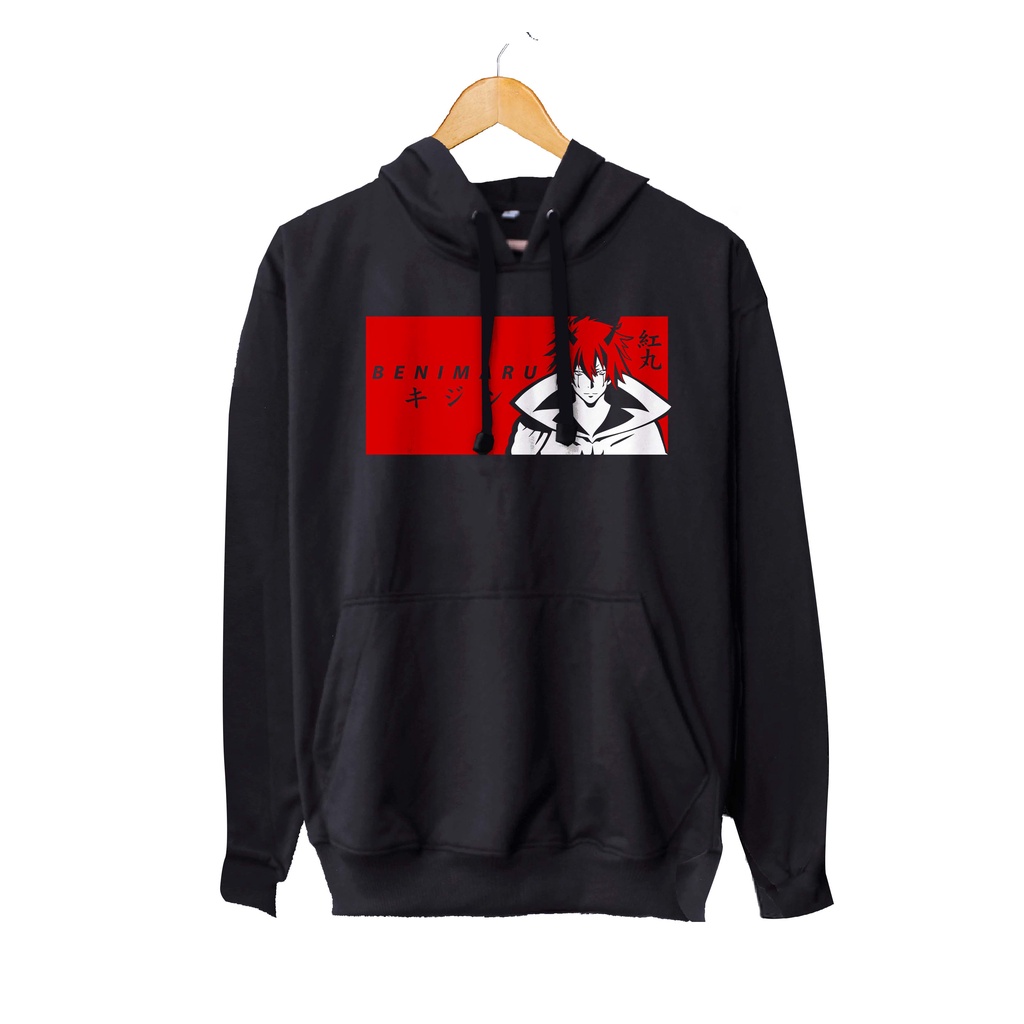 Jaket hoodie jumper anime BENIMARU KIJIN - TENSEI SHITARA SLIME DATTA KEN material cotton fleece