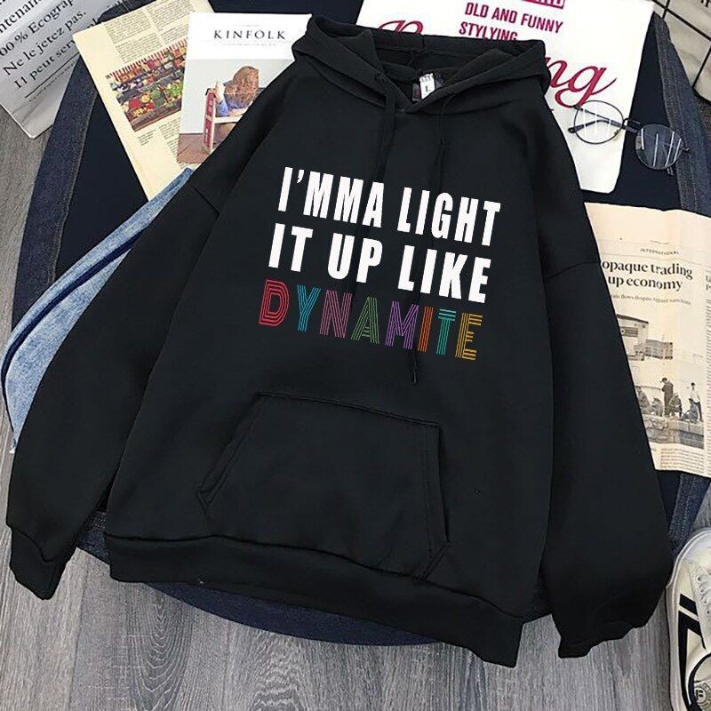 HOODIE UNISEX IT UP  LIKE DYNAMITE - HOODIE TEBAL CEWEK - HOODIE JUMPER PREMIUM