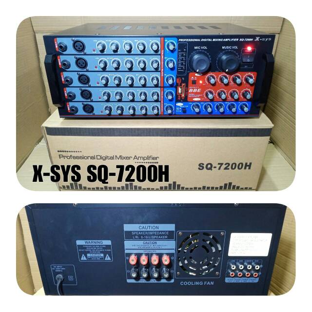 AMPLI X-SYS SQ-7200H