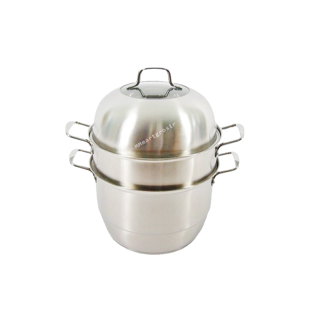 Steainless steal  / DANDANG STEAMER POT/ PANCI KUKUS STAINLESS 28CM SERBAGUNA