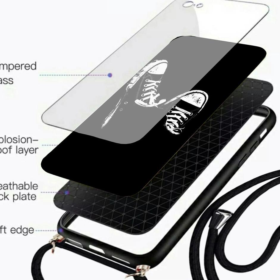 Star [CG88] Softcase Kaca + Tali Vivo Y15S Y21S Y21 2021 - Case Hp Vivo Y12 Y15 Y12S - Kesing Hp Viv