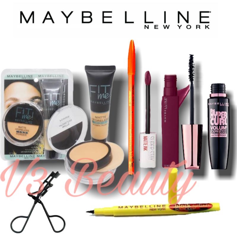 Paket Kosmetik Maybelline Fit Me 2 In 1 Lengkap Murah - Paket MakeUp Lengkap - Paket Make Up Murah -