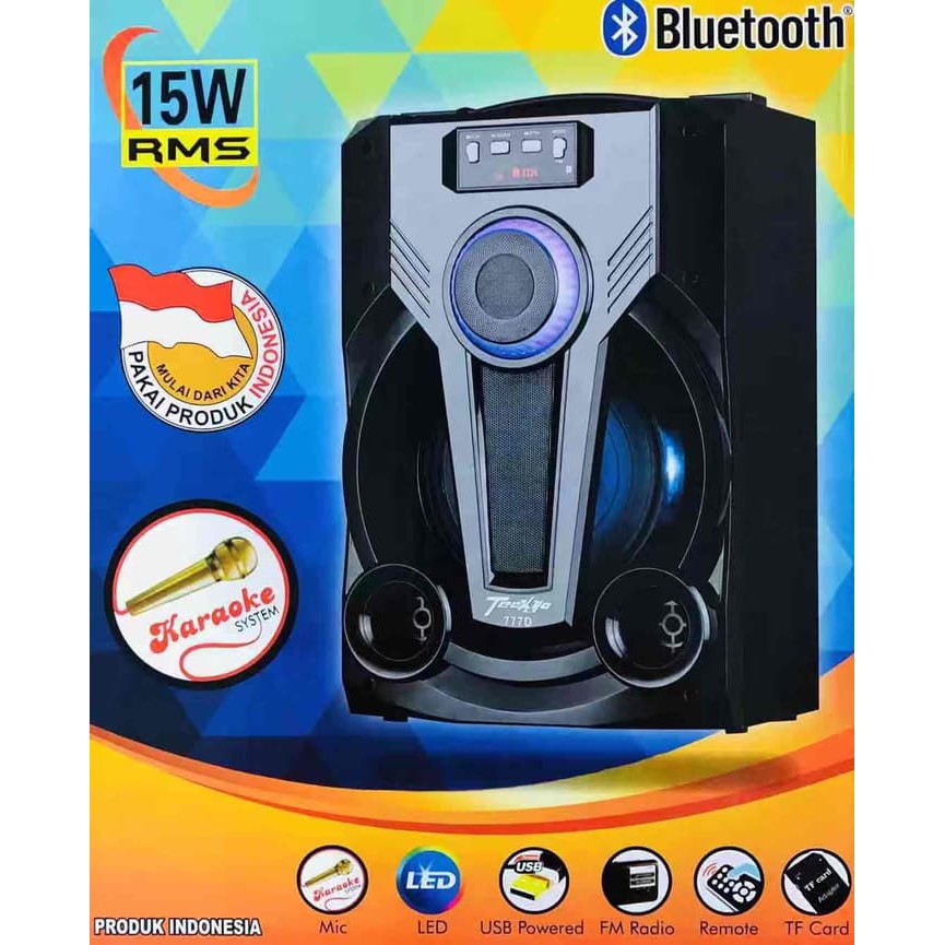 GMC 777D Speaker Besar Multimedia Bluetooth USB