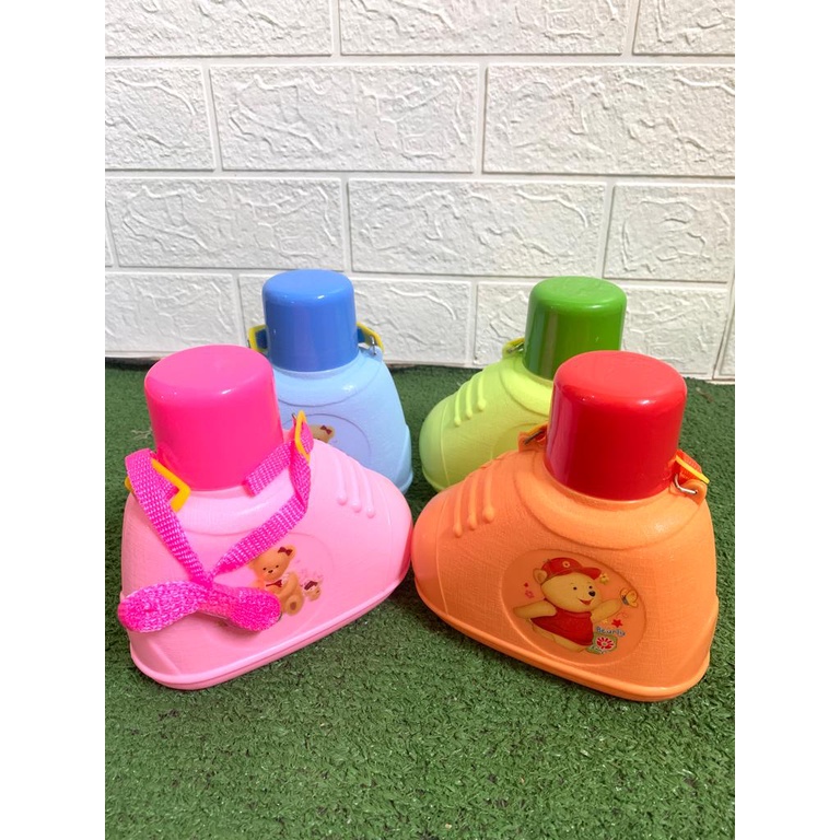 Sunlife Botol minum anak motif sepatu 600 ML BPA Free Botol anak karakter