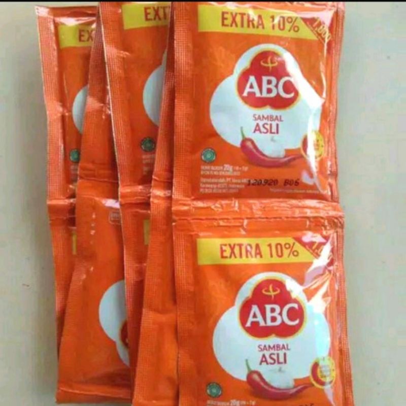 ABC Saus Sambal (1 renceng 10 pcs) saos enak dan murah