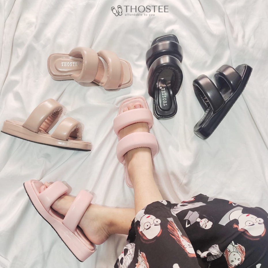 Sandal Platform Wedges Wanita Thostee Linea RajaKpop