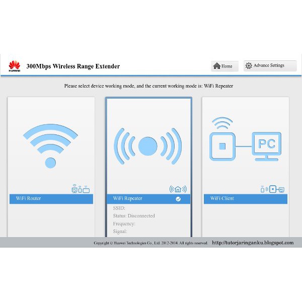 Terbaru  Huawei Media Router WS322 3in1 Wifi Repeater/Extender+Router+Client  Murah