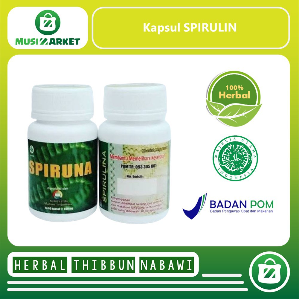 

MM KAPSUL SPIRULIN NURUSY SYIFA HERBAL ANTI OKSIDAN TERBAIK