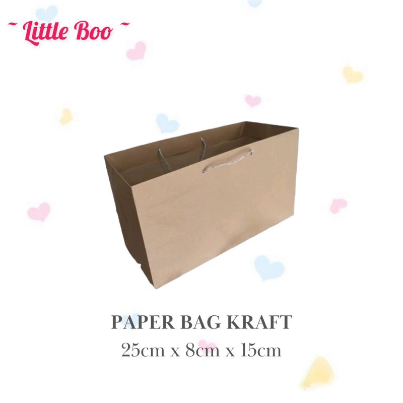 

Paper Bag Polos / Paper Bag Kraft 25x15x15