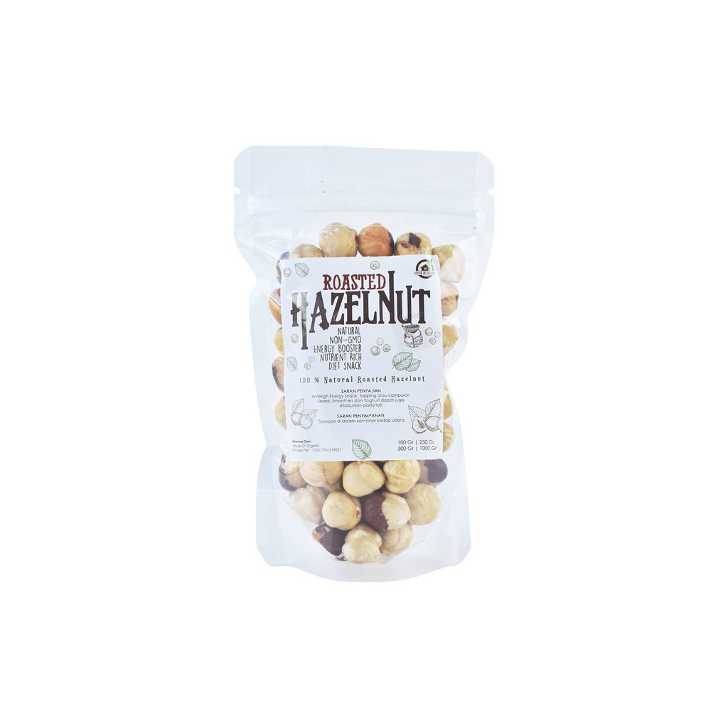 Roasted Hazelnut ( Kacang Hazelnut Panggang ) - 100 Gr