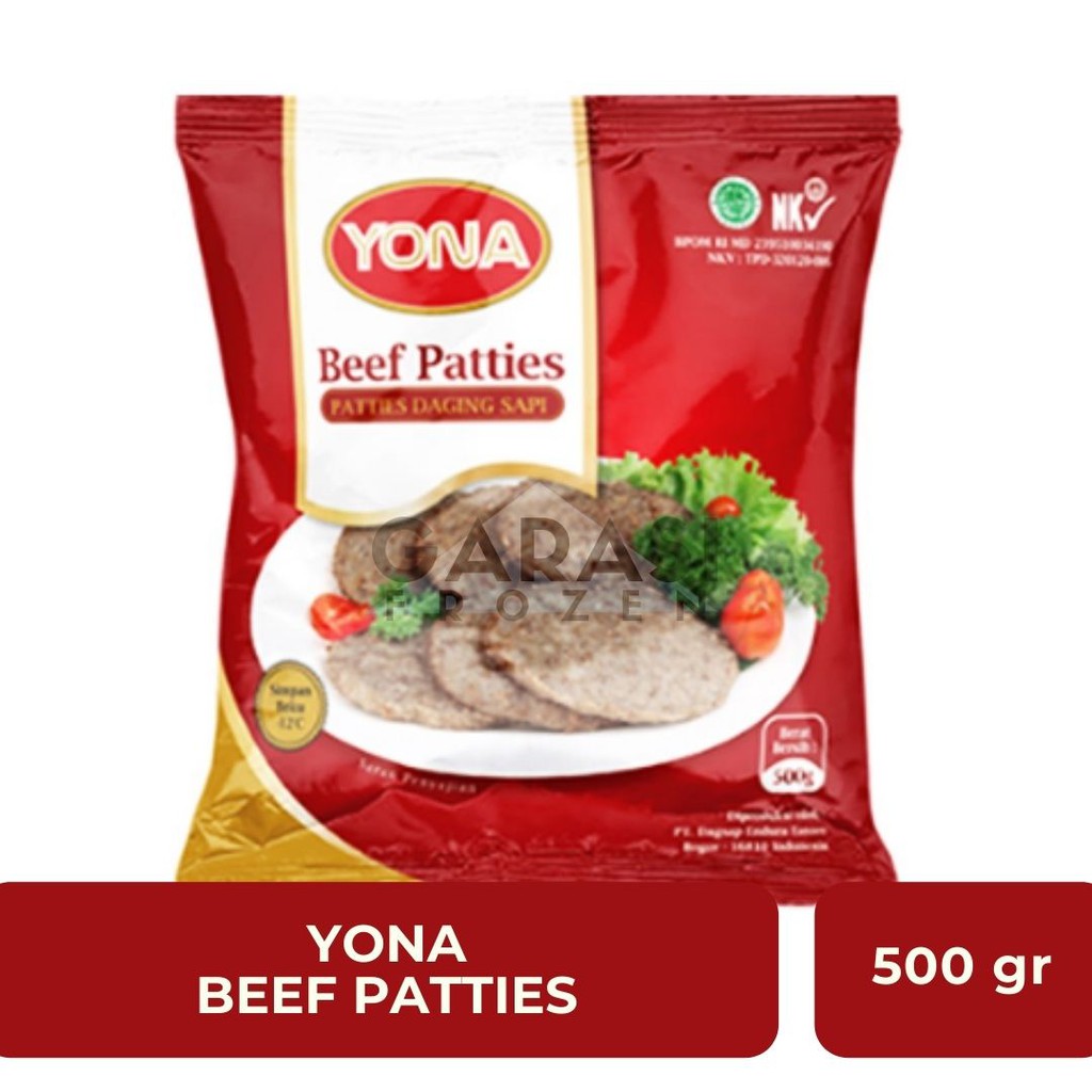 

Yona Beef Patties 500 gr - frozen food