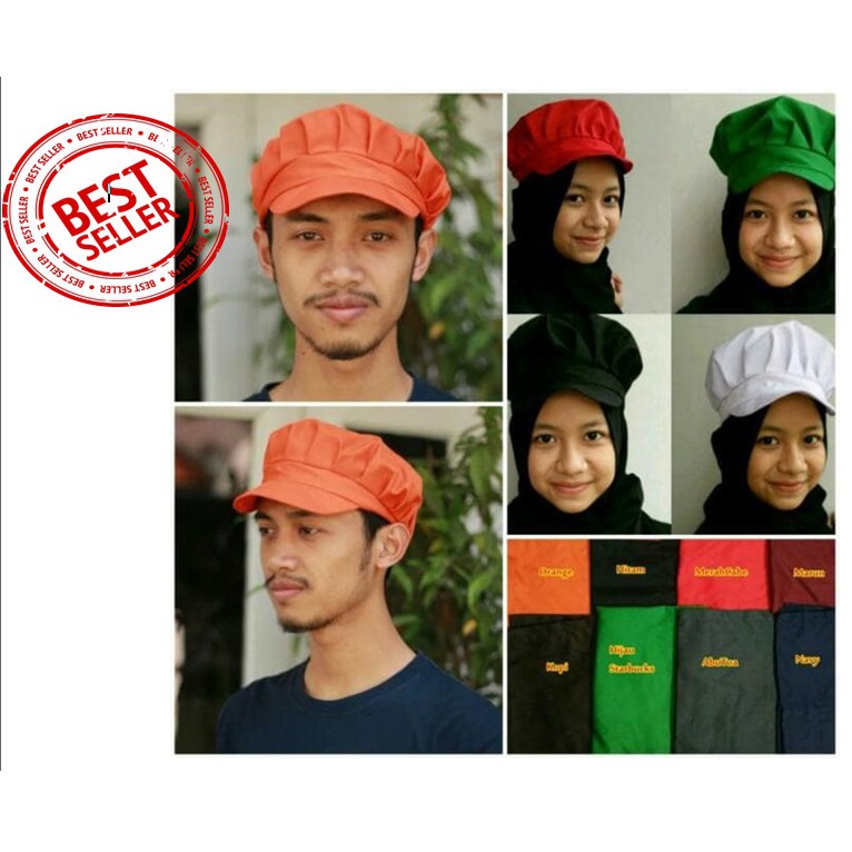 Topi Koki / Chef Berlipat