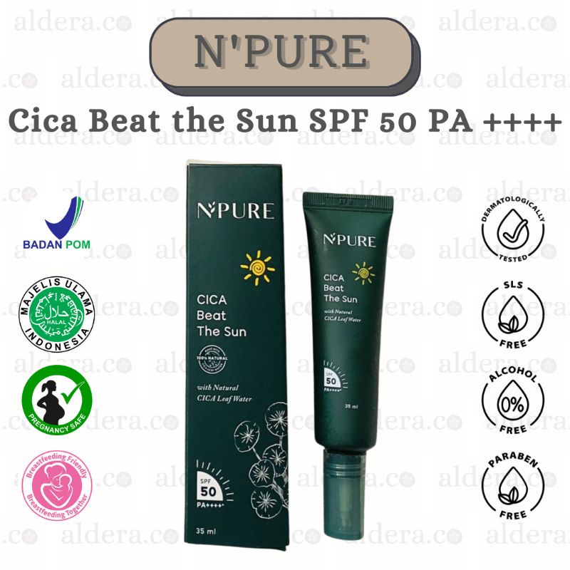 N'PURE Cica Beat The Sun SPF 50 PA ++++ — Npure Sunscreen , Npure Sunblock , Sunscreen Npure , Sunbl