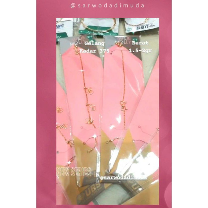 Gelang Emas Swd 1,5Gram 2Gram Kadar 375