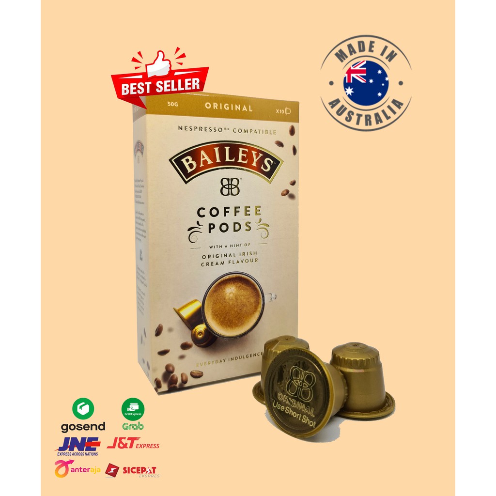 

Nespresso Baileys Capsules - Original or Mocha / KOPI KAPSUL NESPRESSO