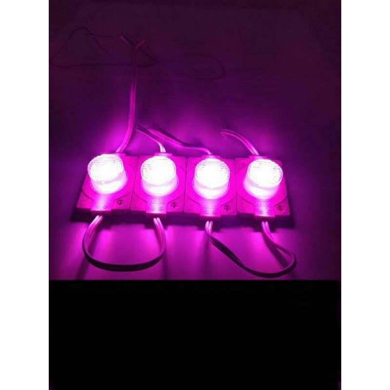 100 PCS LED Modul 1,5W 1 LED 12V Ungu Purple