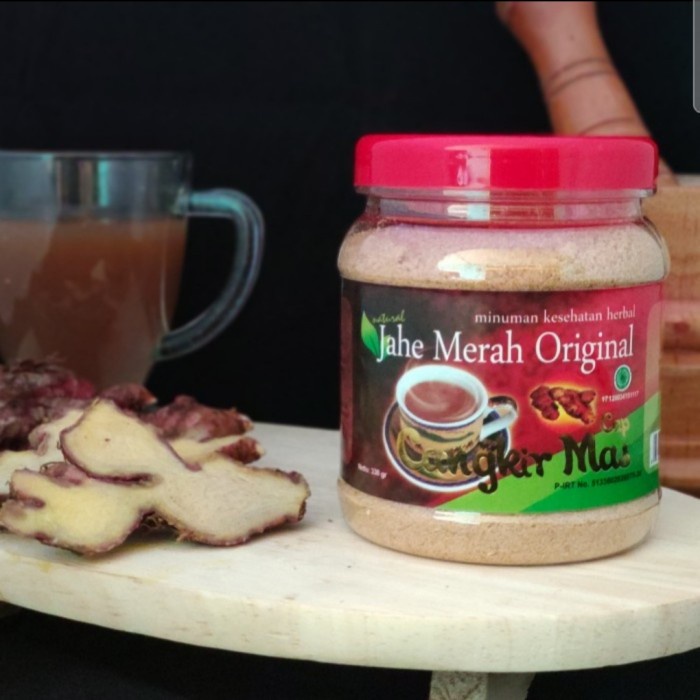 

Jahe Merah Original Cap Cangkir Mas - Minuman Herbal Kesehatan - Rasa ORIGINAL (BERKUALITAS)