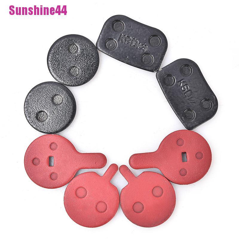 [Sunshine44] 8pcs/4pair Bicycle Disc Brake Pads Mountain Bike Parts Resin Semi-metallic Pads