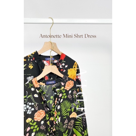 MDLV ~ 1824  Antoinette Mini Shirt Flower Dress Fashion Import