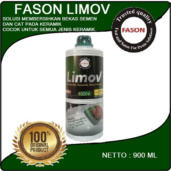 FASON Limov 900ml Pembersih noda bekas semen dan cat pada keramik