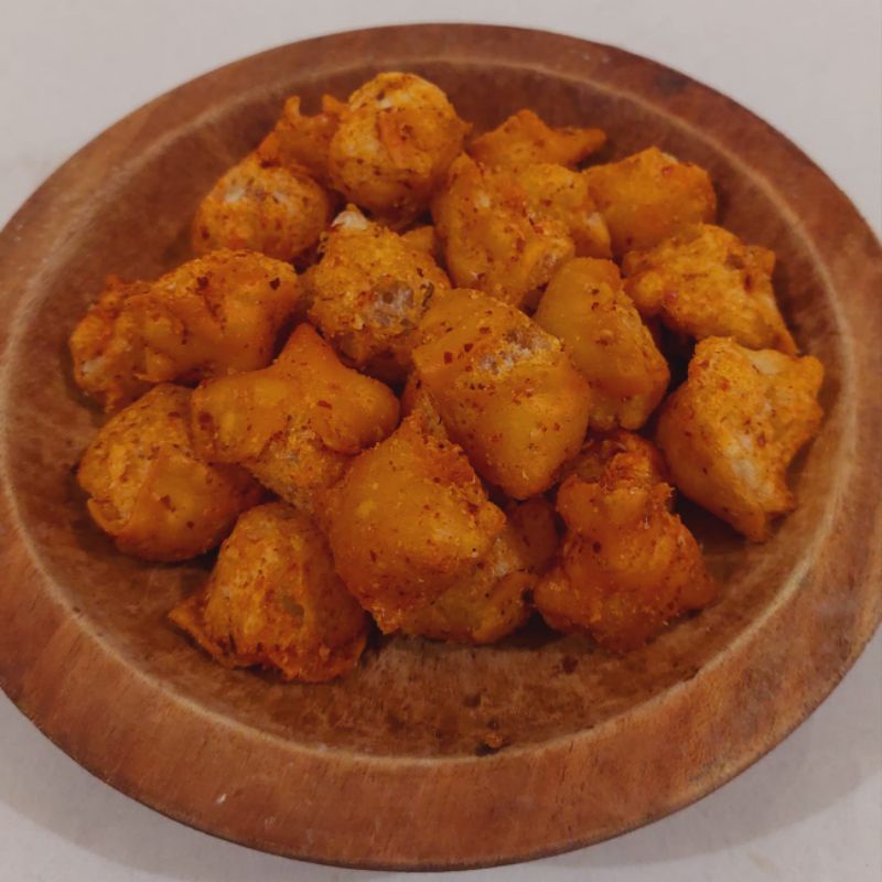 

siomay kering pedas kemasan pouch