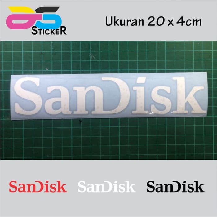

Sticker / Stiker Sandisk 20x4cm