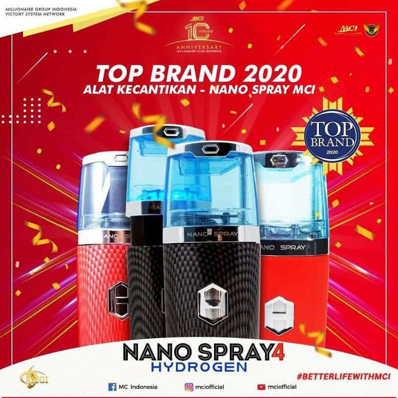 Nano Spray V4 Hydrogen Nanospray Mci Top Brand Shopee Indonesia