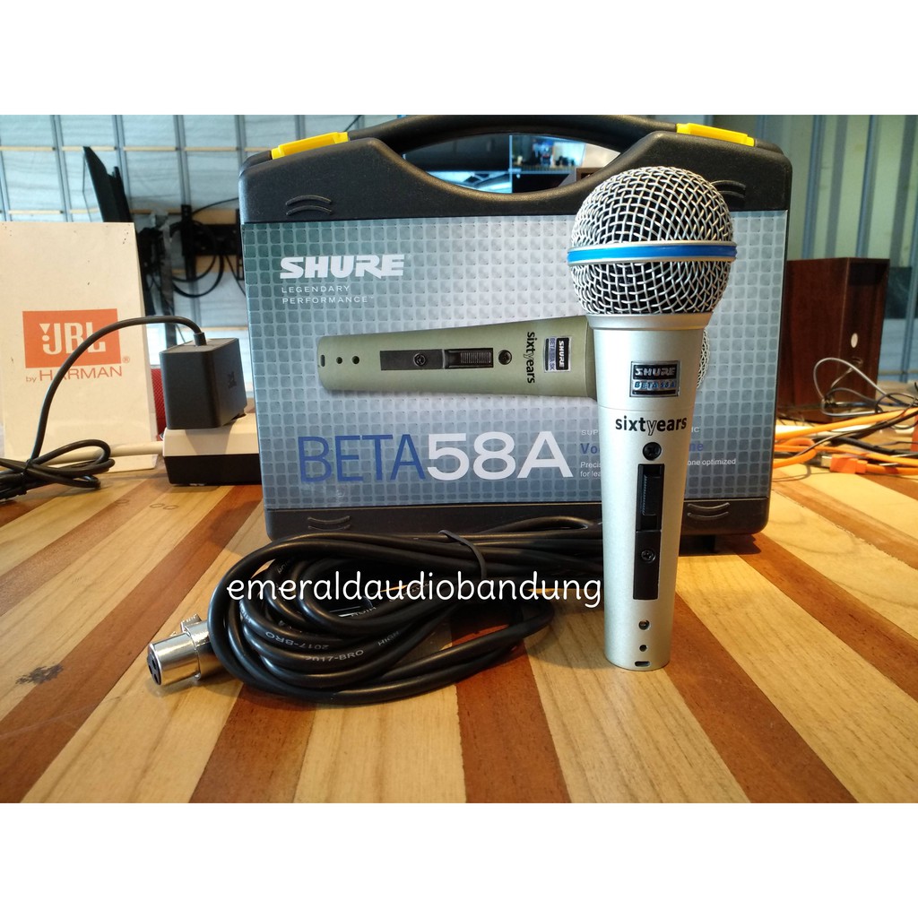 Mic Kable Shure Beta 58A Sixtyears