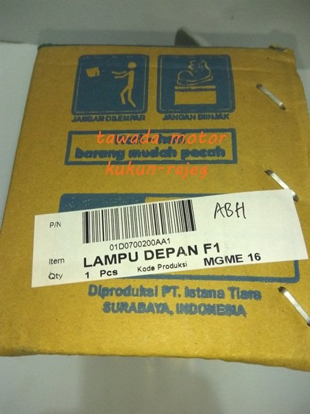 REPLEKTOR LAMPU DEPAN YAMAHA F1