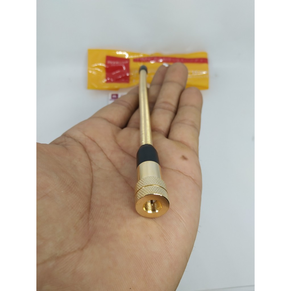 Antena HT helical gold Bnc Male dan Female