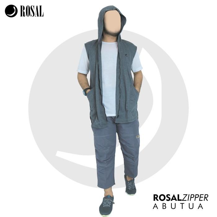 Rosal Zipper Rompi Sholat Pria Dewasa