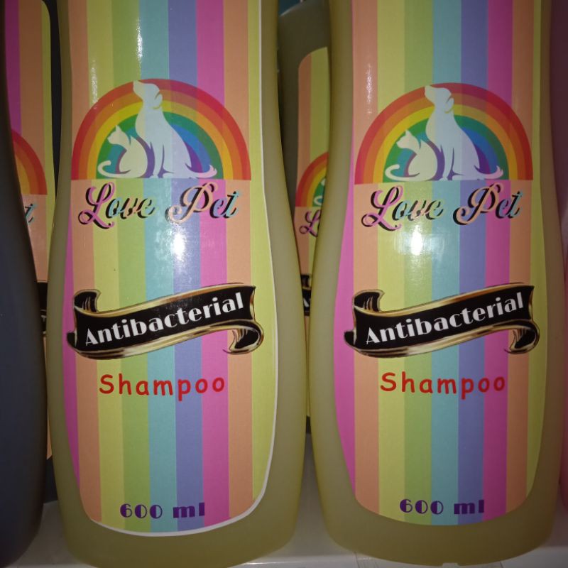 Love Pet Shampo Anti bakteri Kucing Anjing / Shampo Love Pet Antibacterial 600ml