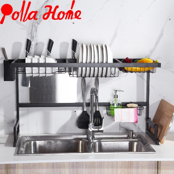  Rak  Dapur Stainless Hitam  Rak  Wastafel Rak  Piring  dan 