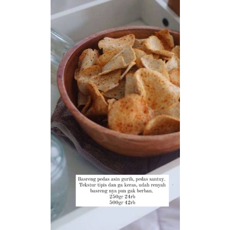 

Basreng 250gr (original/pedas/pedas jeruk)